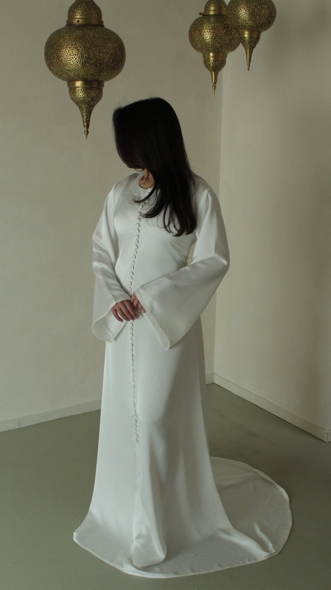 White Dress with Belt