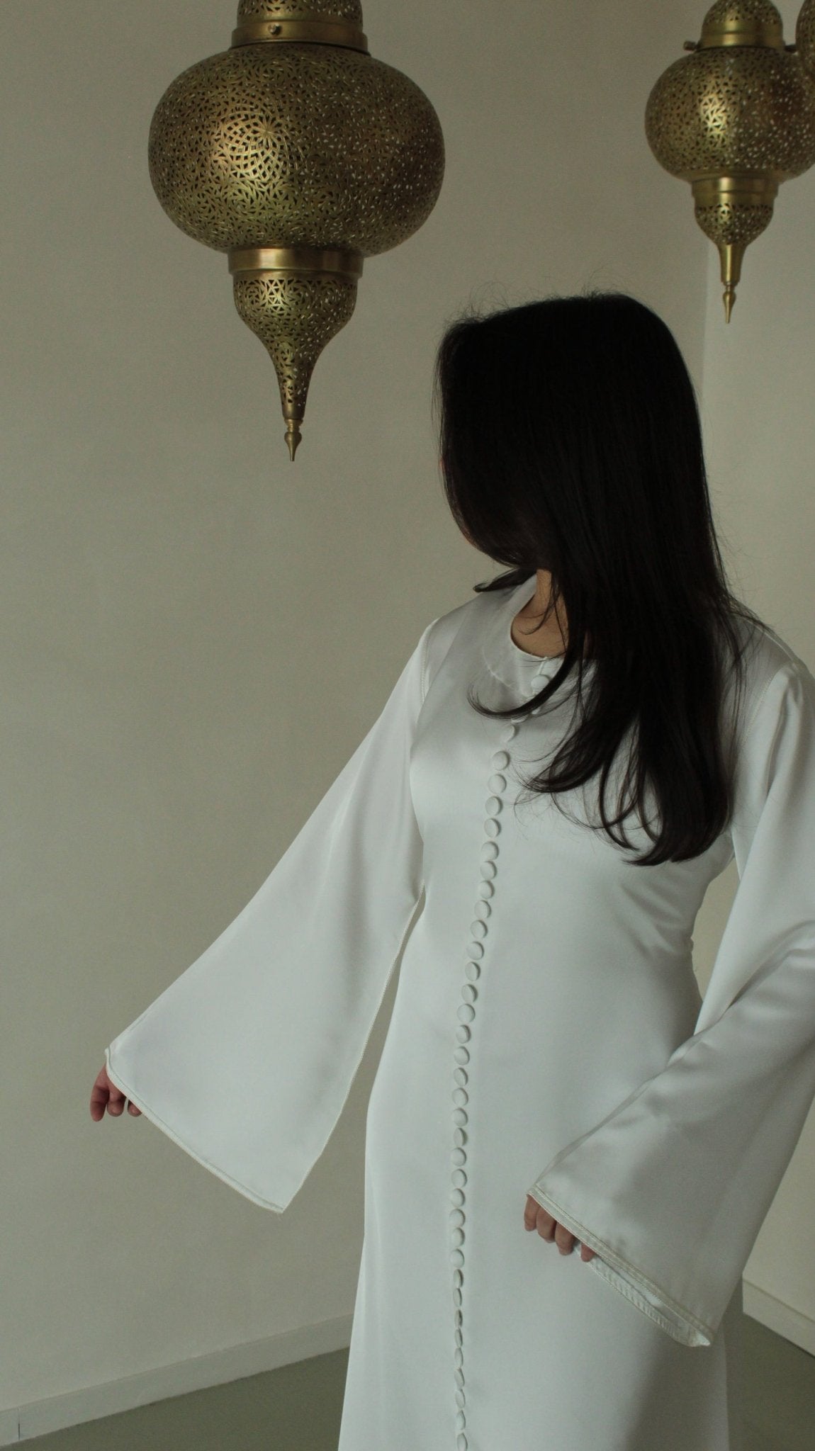 White Dress with Belt
