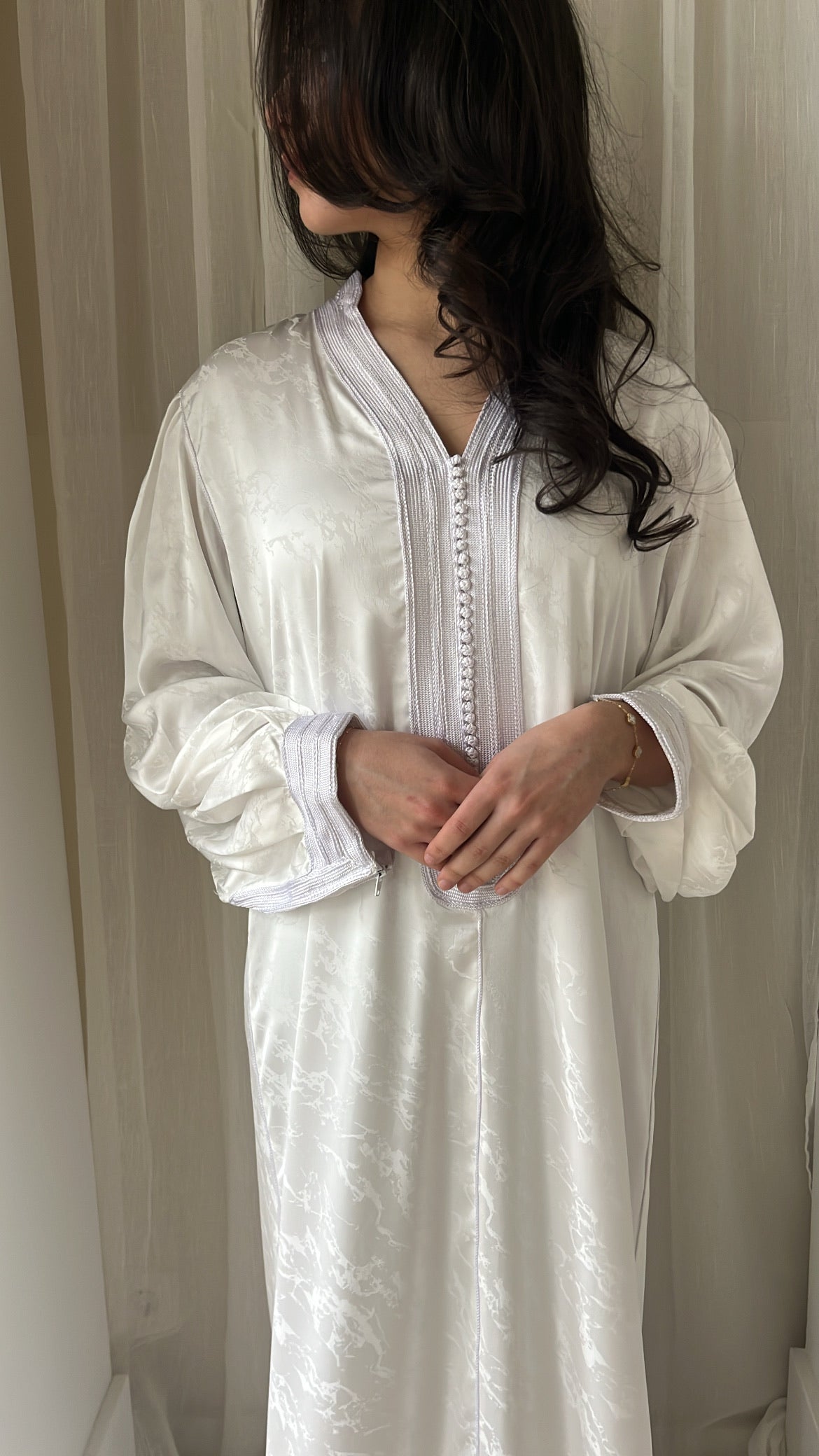 Exclusive Bridal Caftan - Pearl Ivory