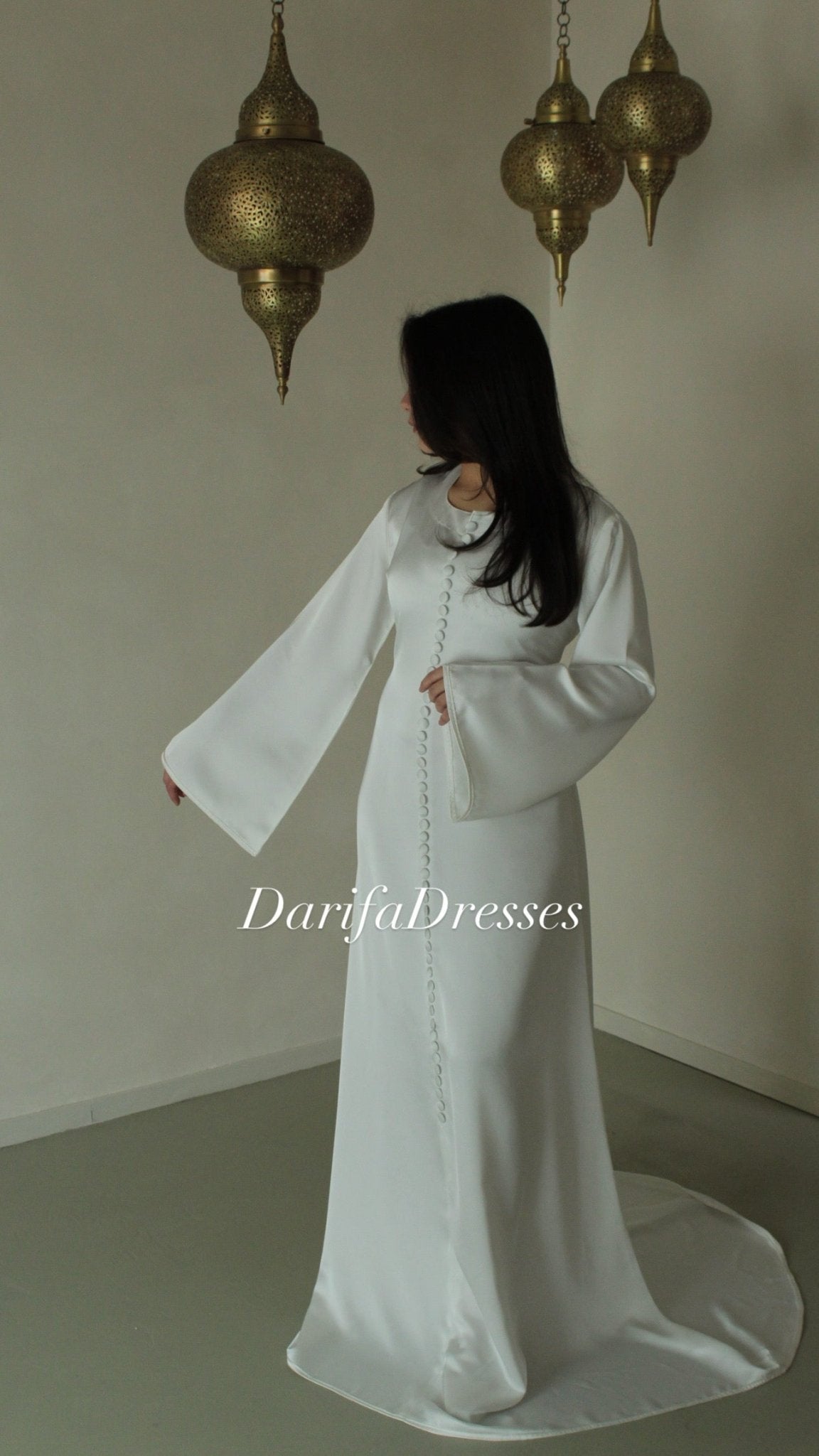 White Dress with Belt