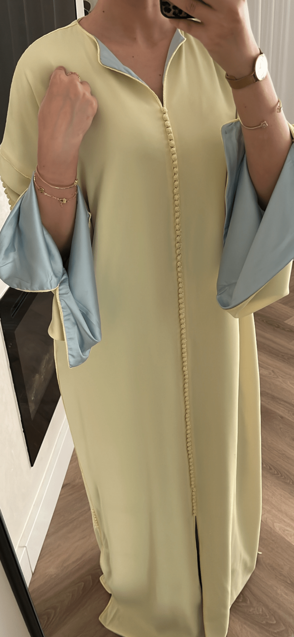 Qaftan nisa Yellow x blue