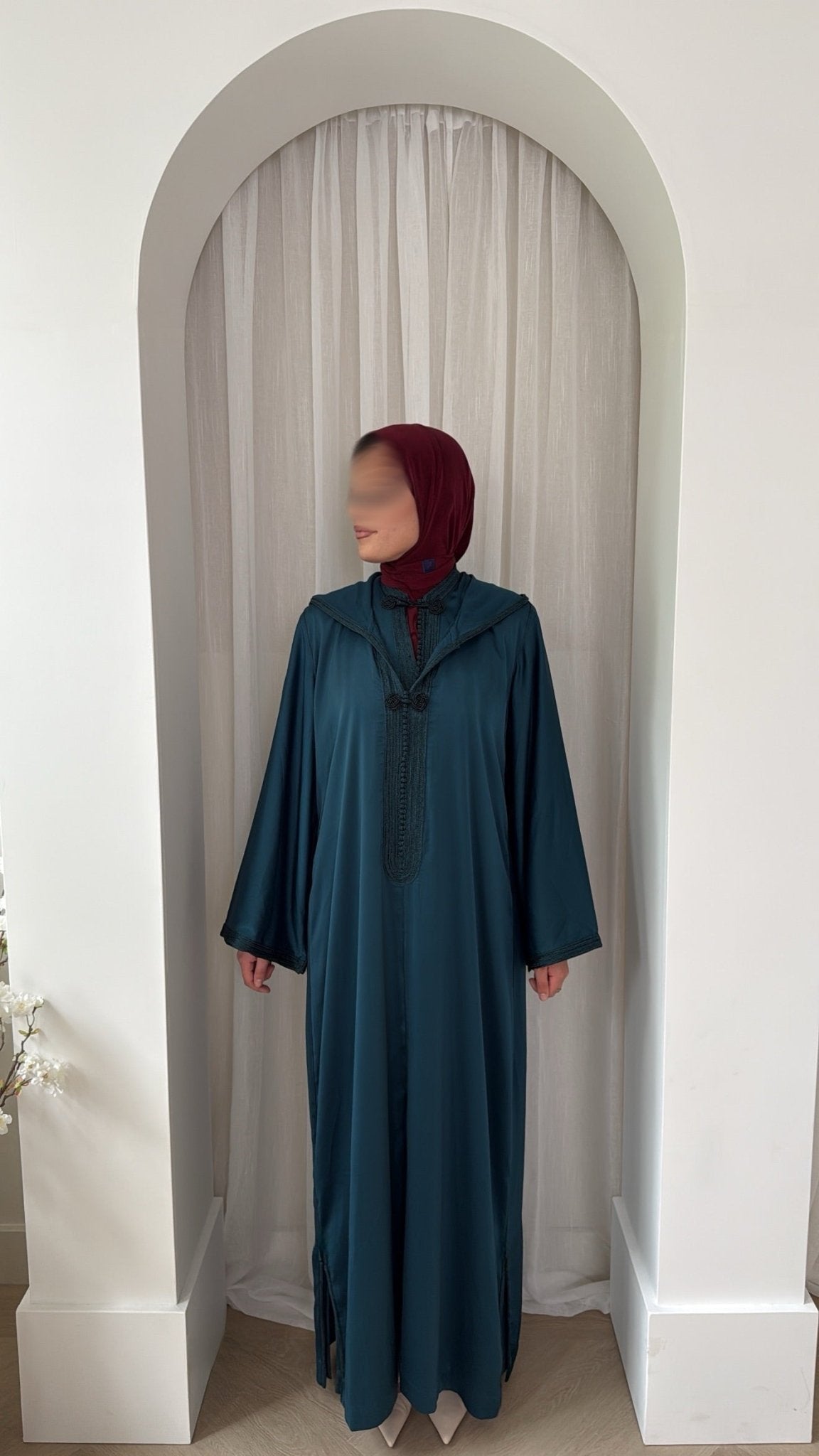 Noorè Two-Piece x Turquoise Jellaba