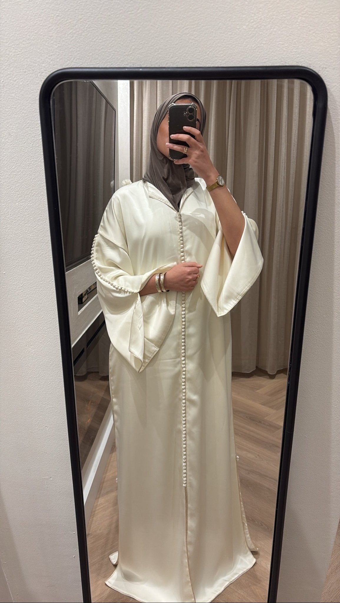Qaftan Nisa Bridal White