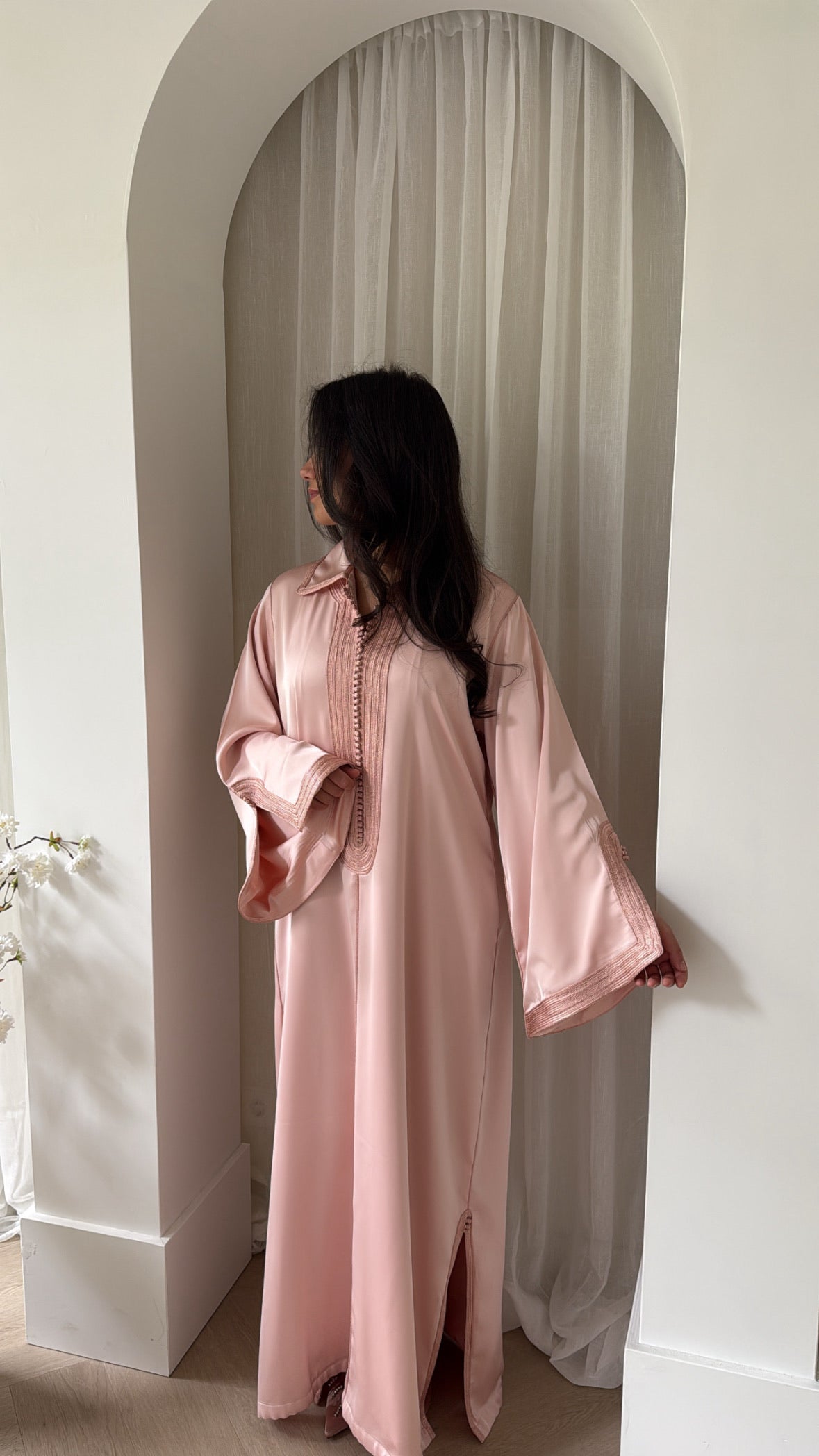 Qaftan Tasneem Baby x Pink