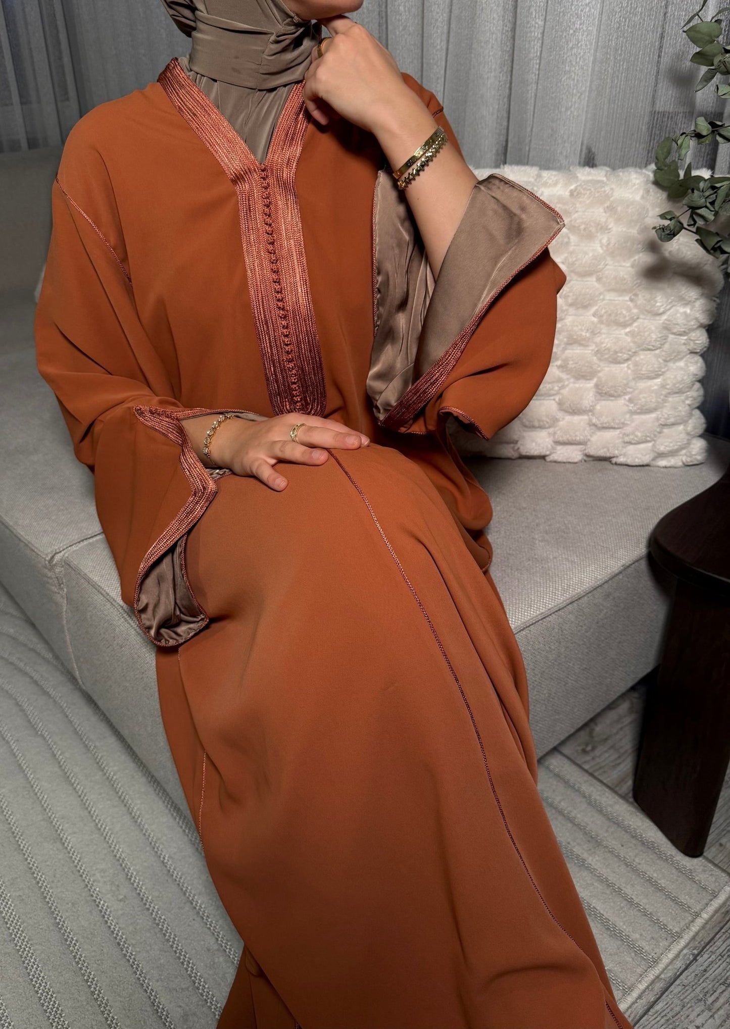 Amber Terracotta Caftan