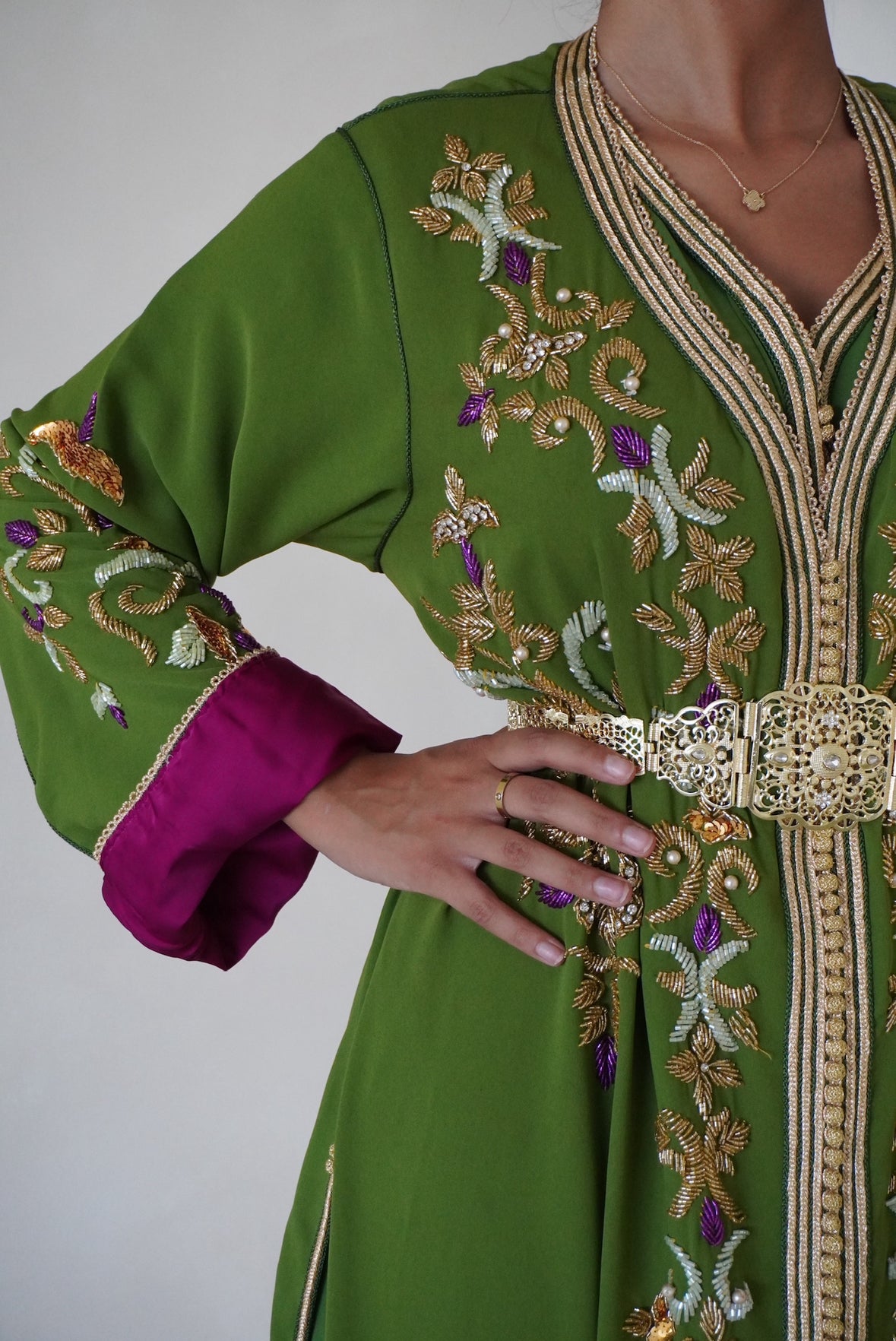 Takshita Green x Fuchsia