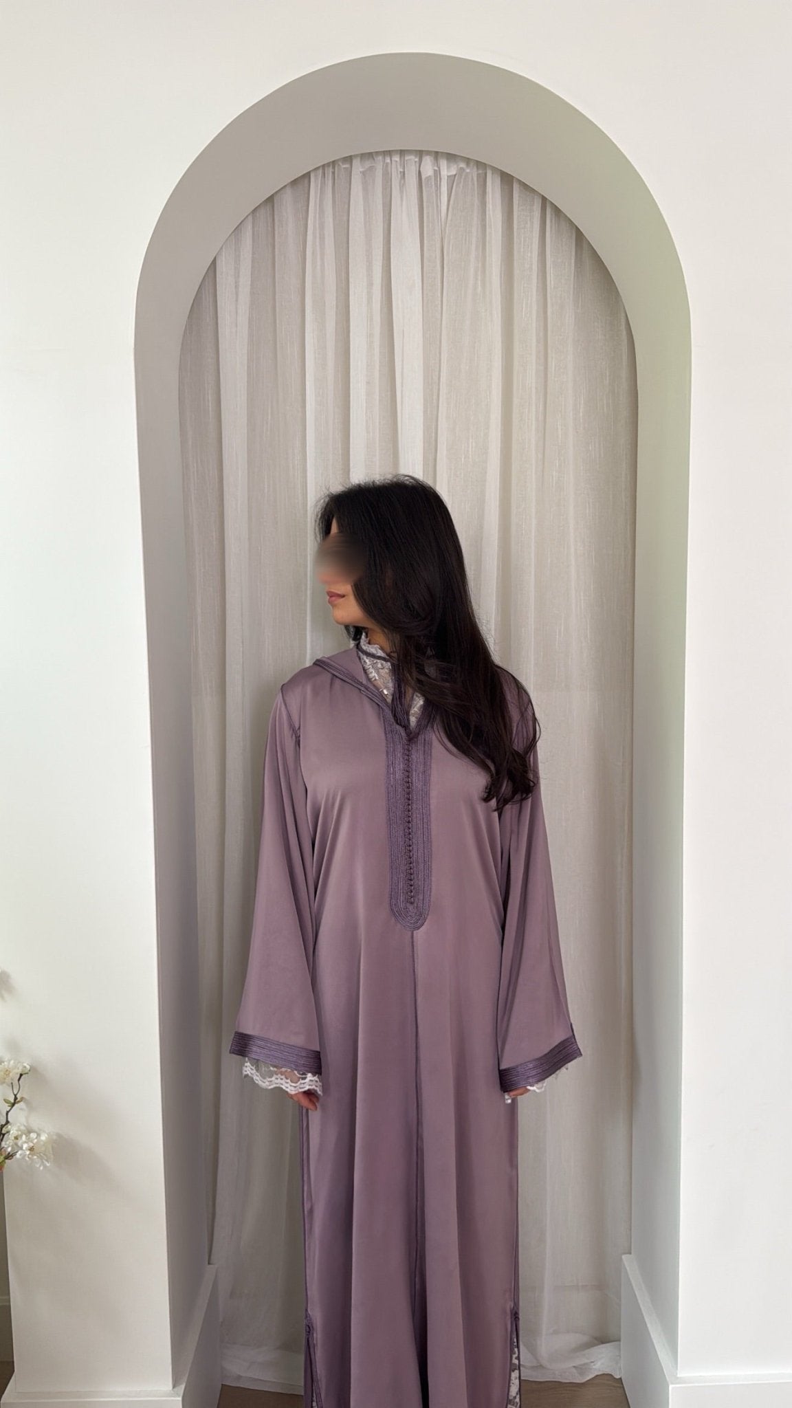 Eid Exclusive x Nooré Two-Piece x Lila Lace Jellaba