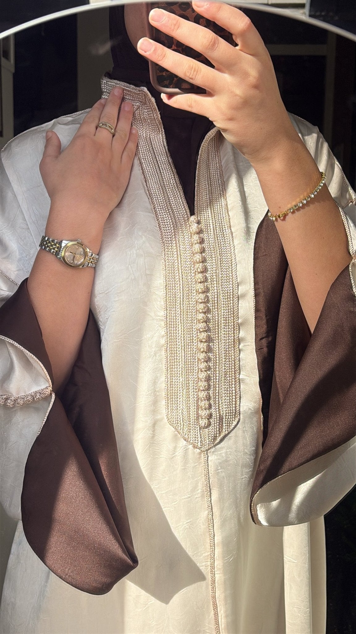 Qaftan Yara Nooré Beige x Brown