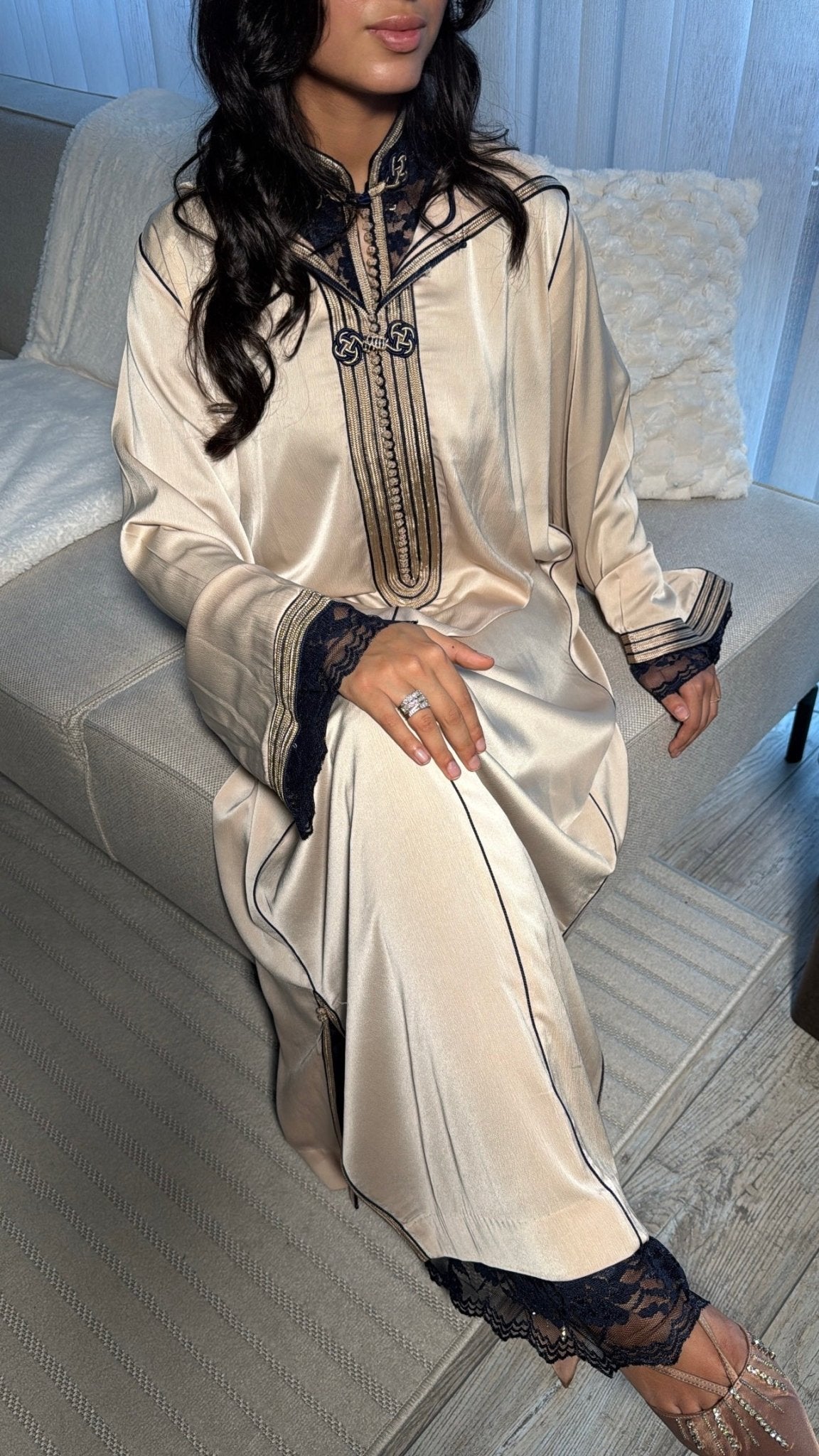 Eid Exclusive x Nooré Deep Navy Two-Piece Jellaba