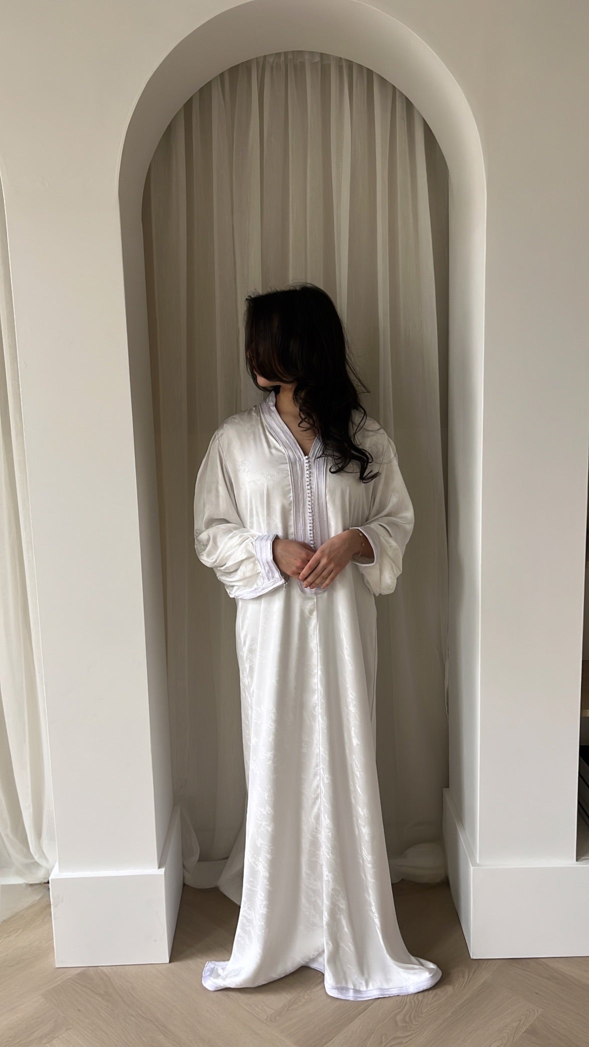 Exclusive Bridal Caftan - Pearl Ivory