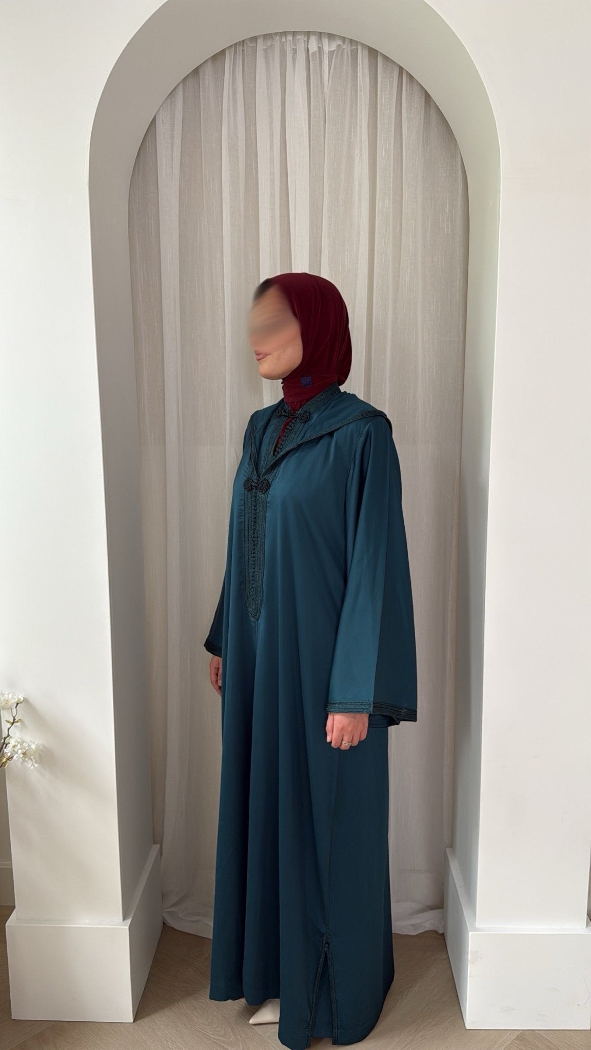 Noorè Two-Piece x Turquoise Jellaba