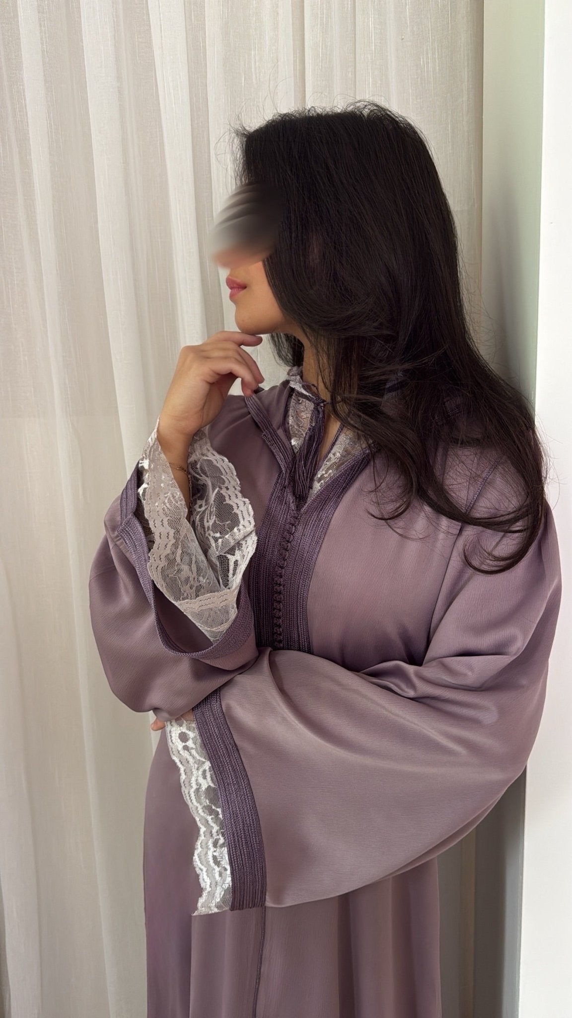 Eid Exclusive x Nooré Two-Piece x Lila Lace Jellaba