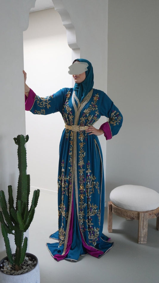Royal Blue Purple Takchita