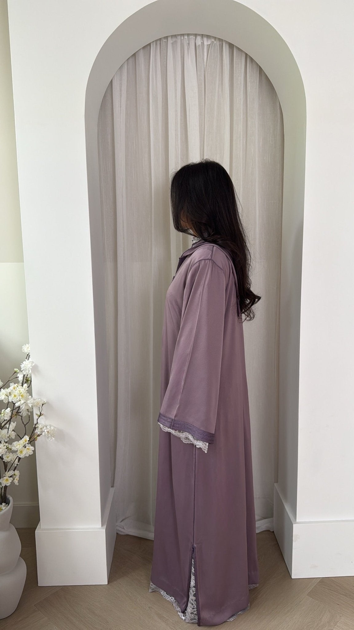 Eid Exclusive x Nooré Two-Piece x Lila Lace Jellaba