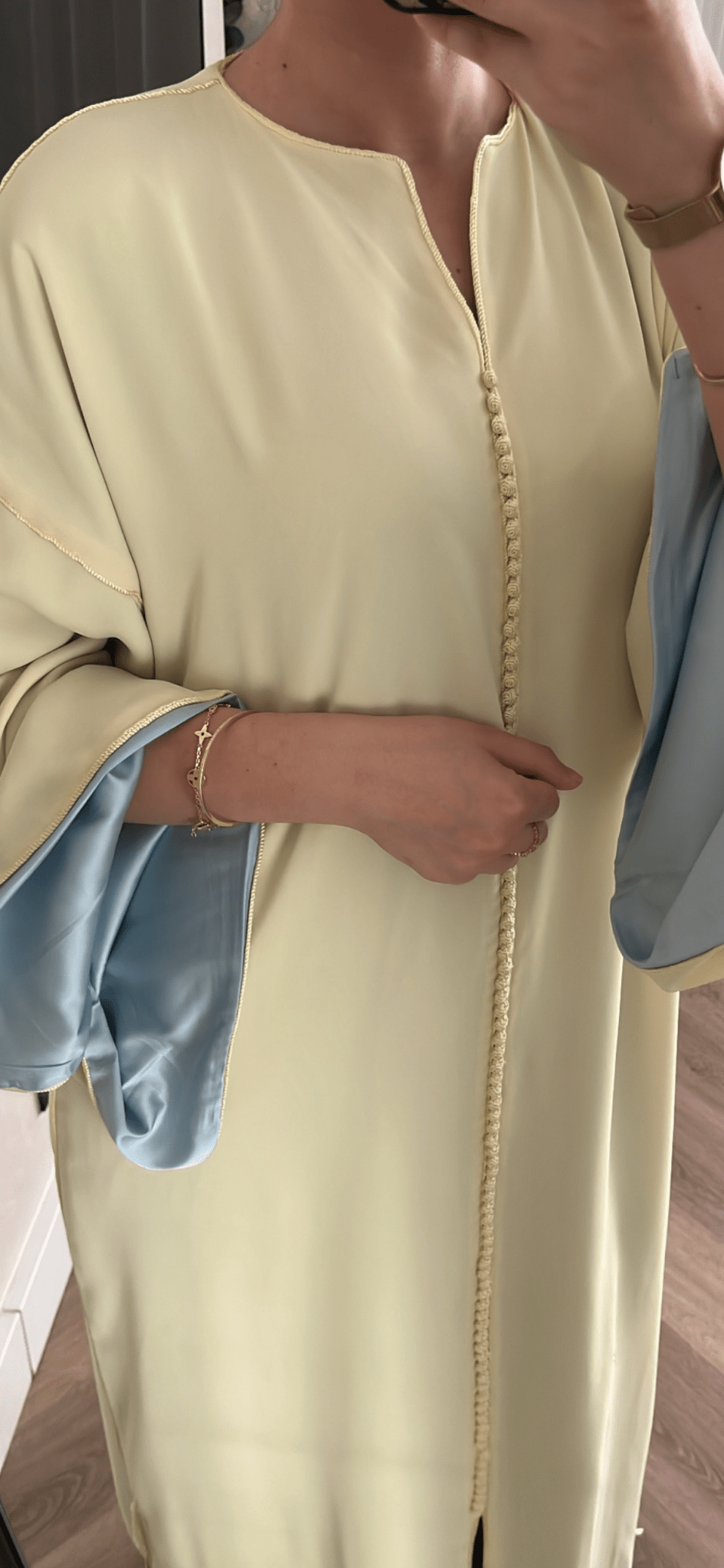 Qaftan nisa Yellow x blue