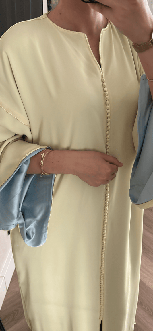 Qaftan nisa Yellow x blue