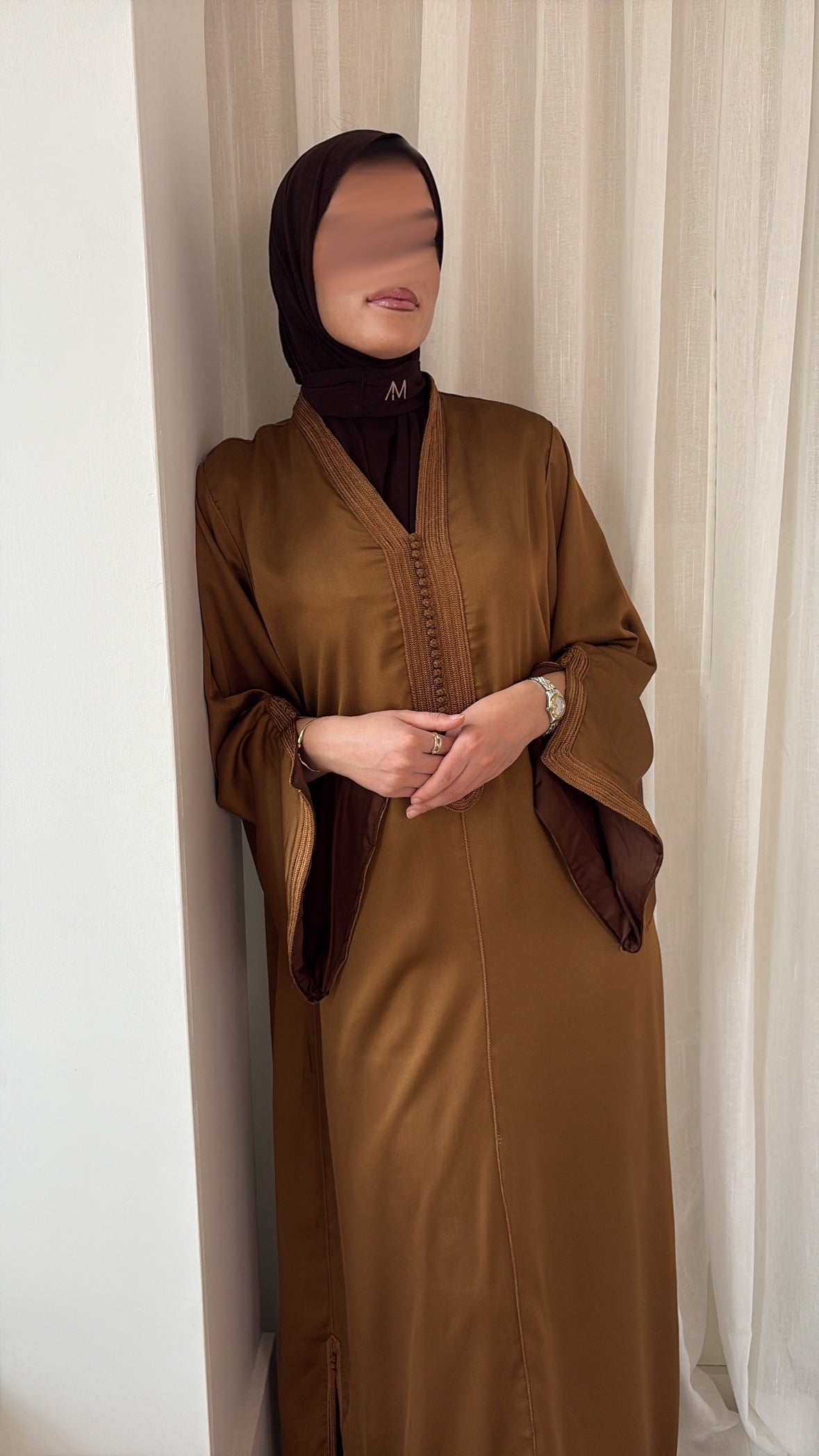 Inaya Qaftan - Caramel Brown