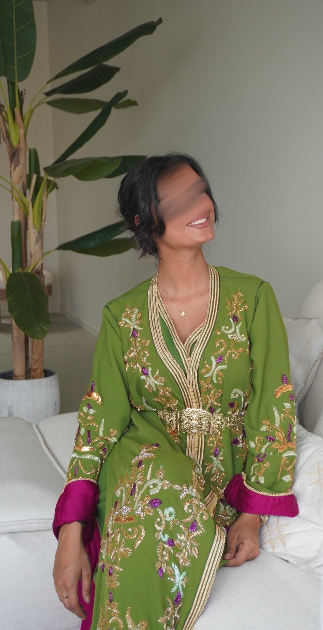 Takshita Green x Fuchsia