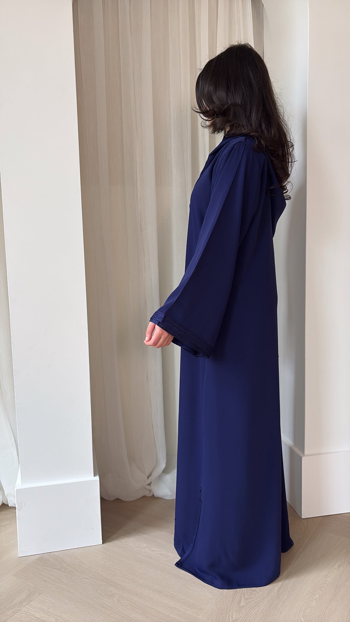 Nooré Two-Piece Jellaba – Dark Blue