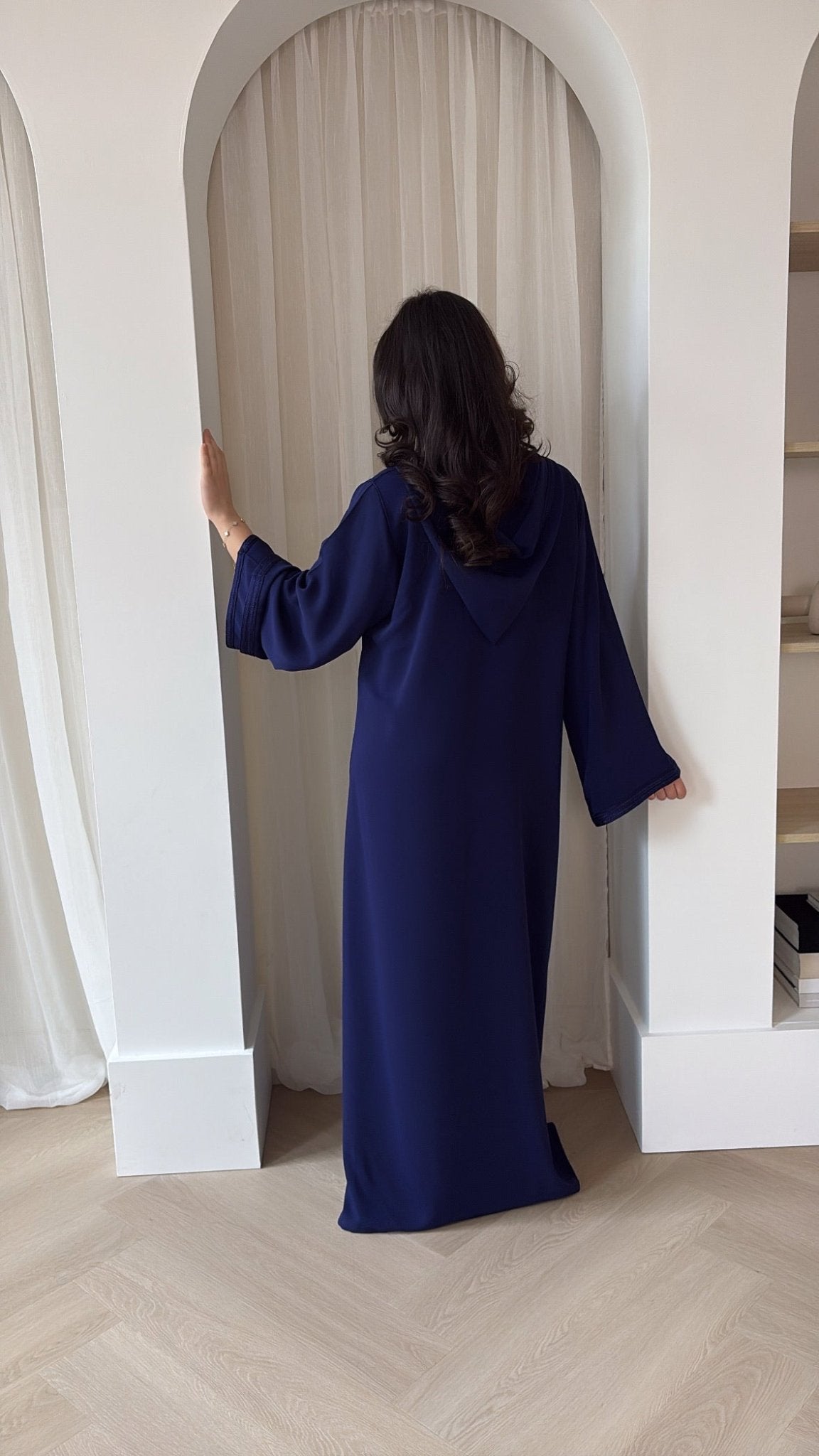 Nooré Two-Piece Jellaba – Dark Blue
