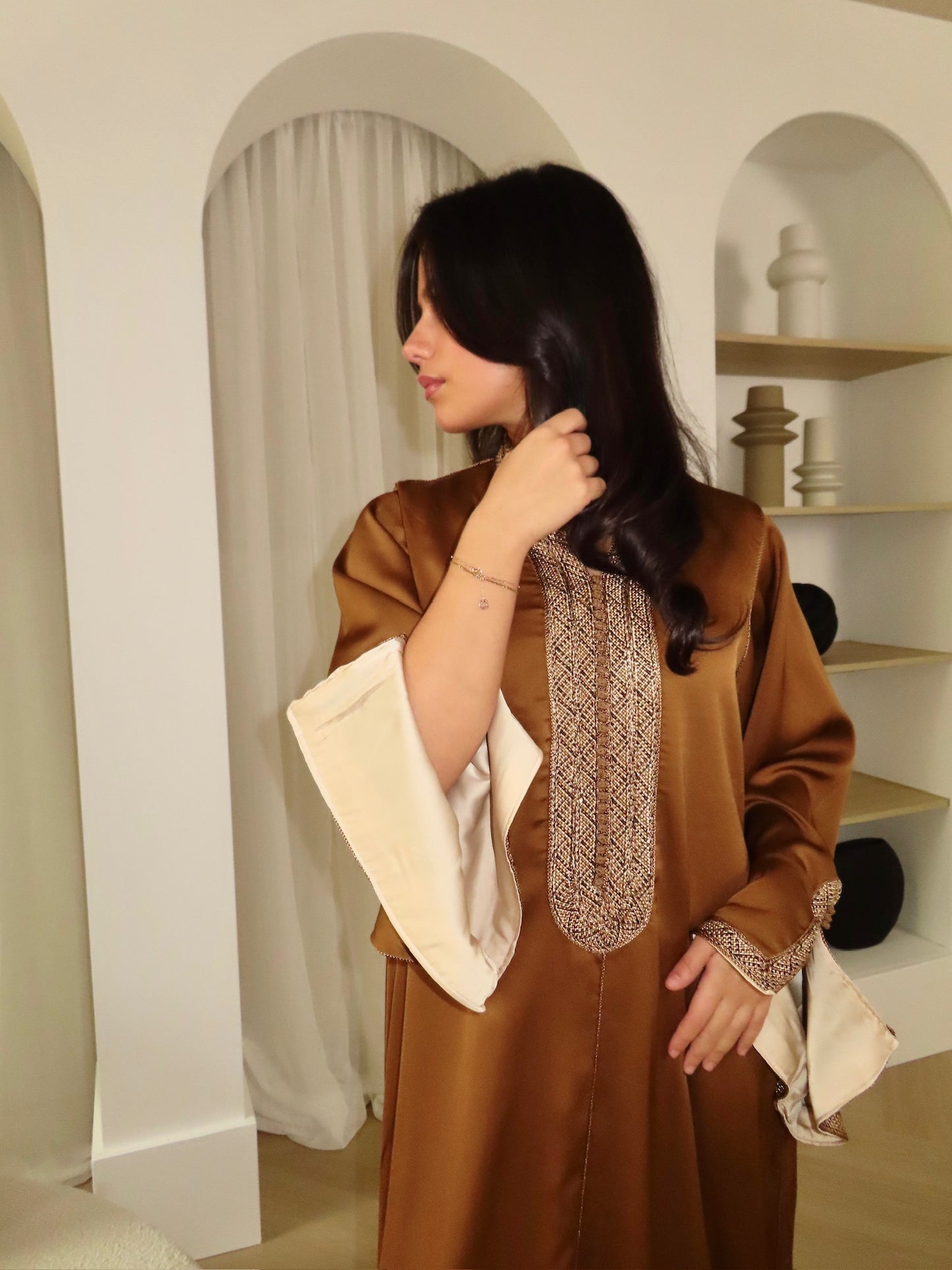 Qaftan Amira Caramel Brown