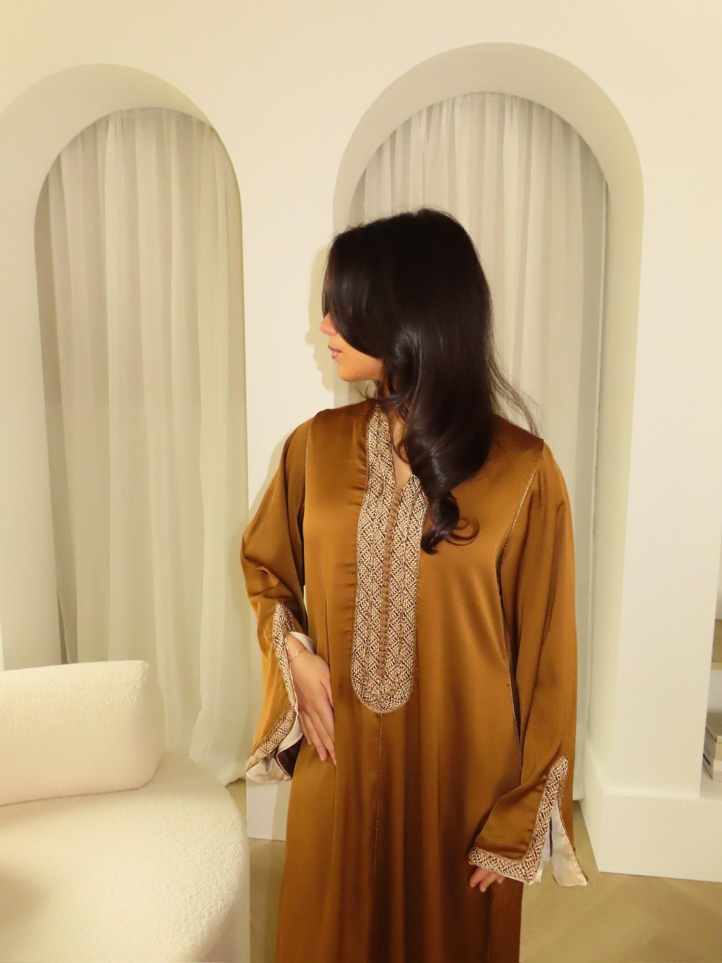 Qaftan Amira Caramel Brown