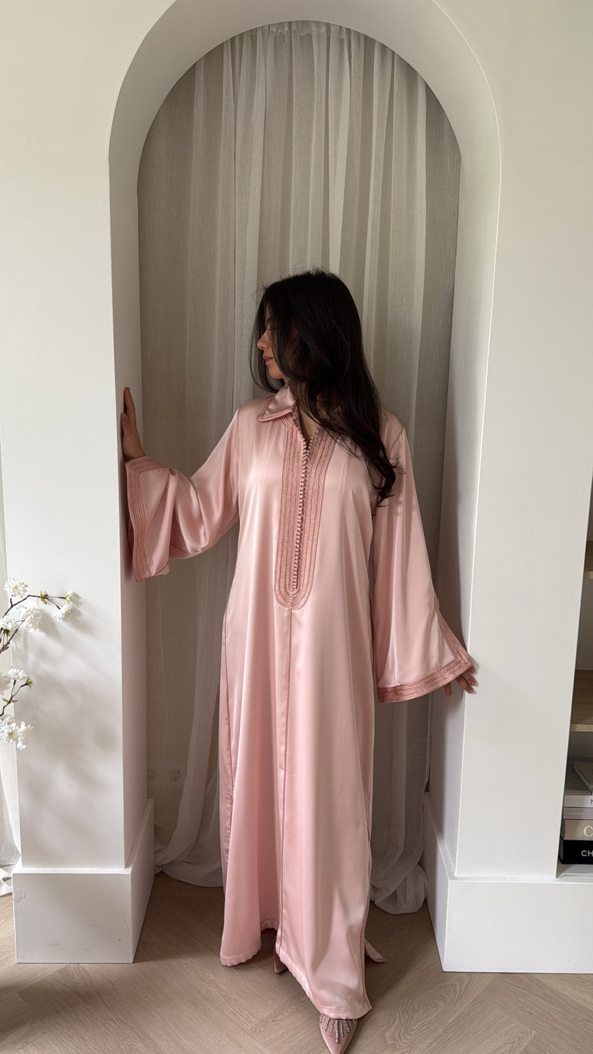 Qaftan Tasneem Baby x Pink