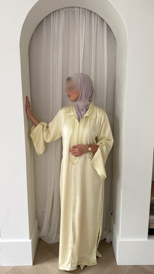 Qaftan Tasneem Butter x Yellow