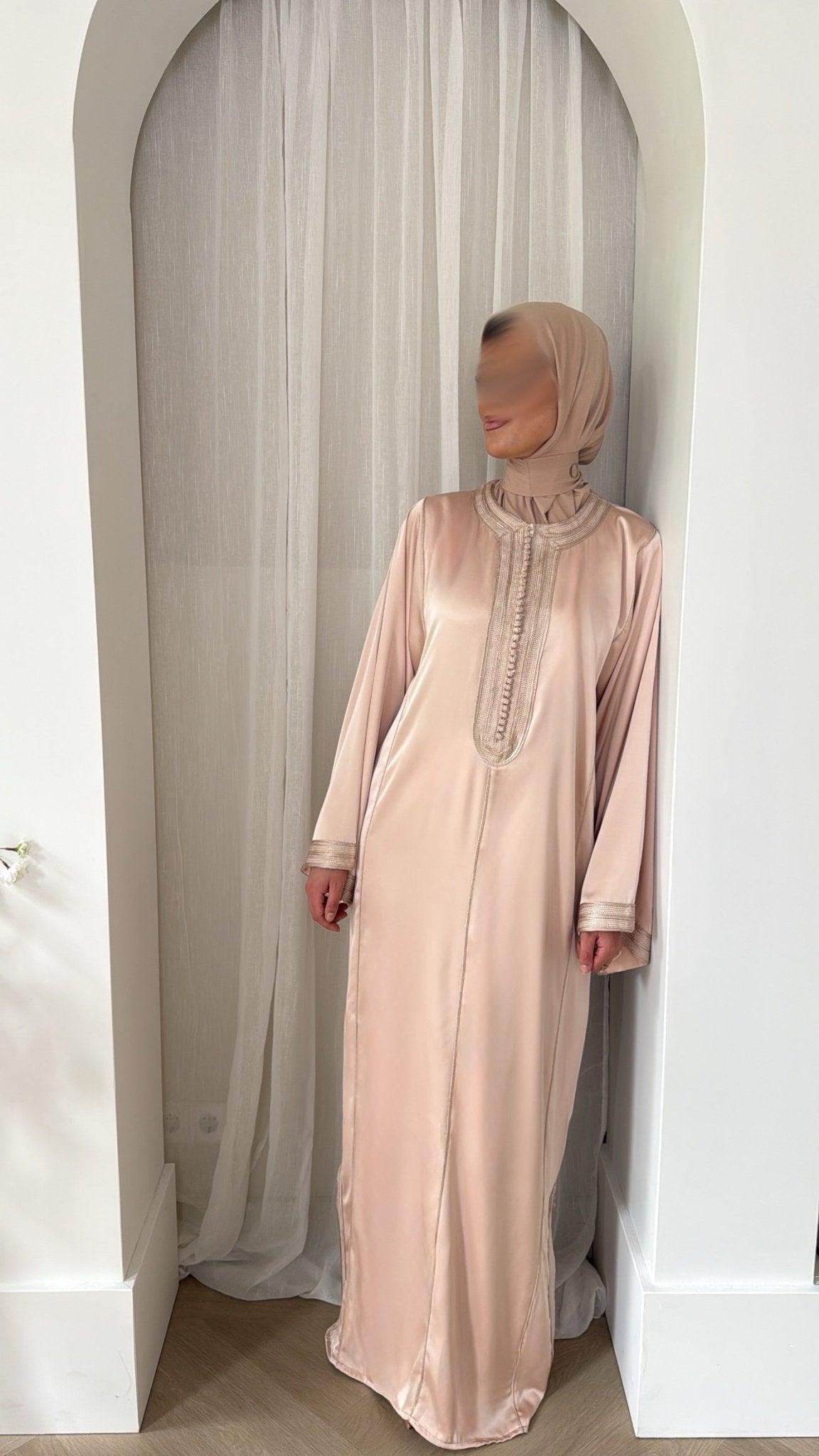 Qaftan Aaliyah x Powder Pink