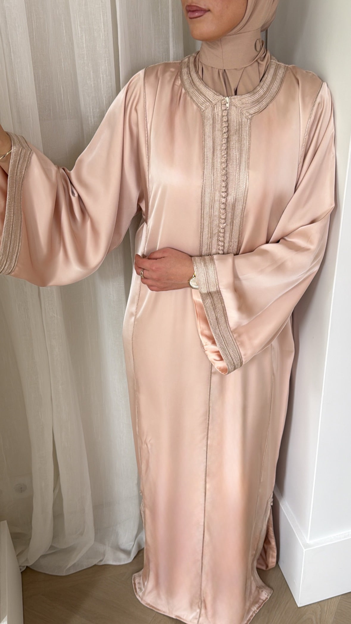 Qaftan Aaliyah x Powder Pink