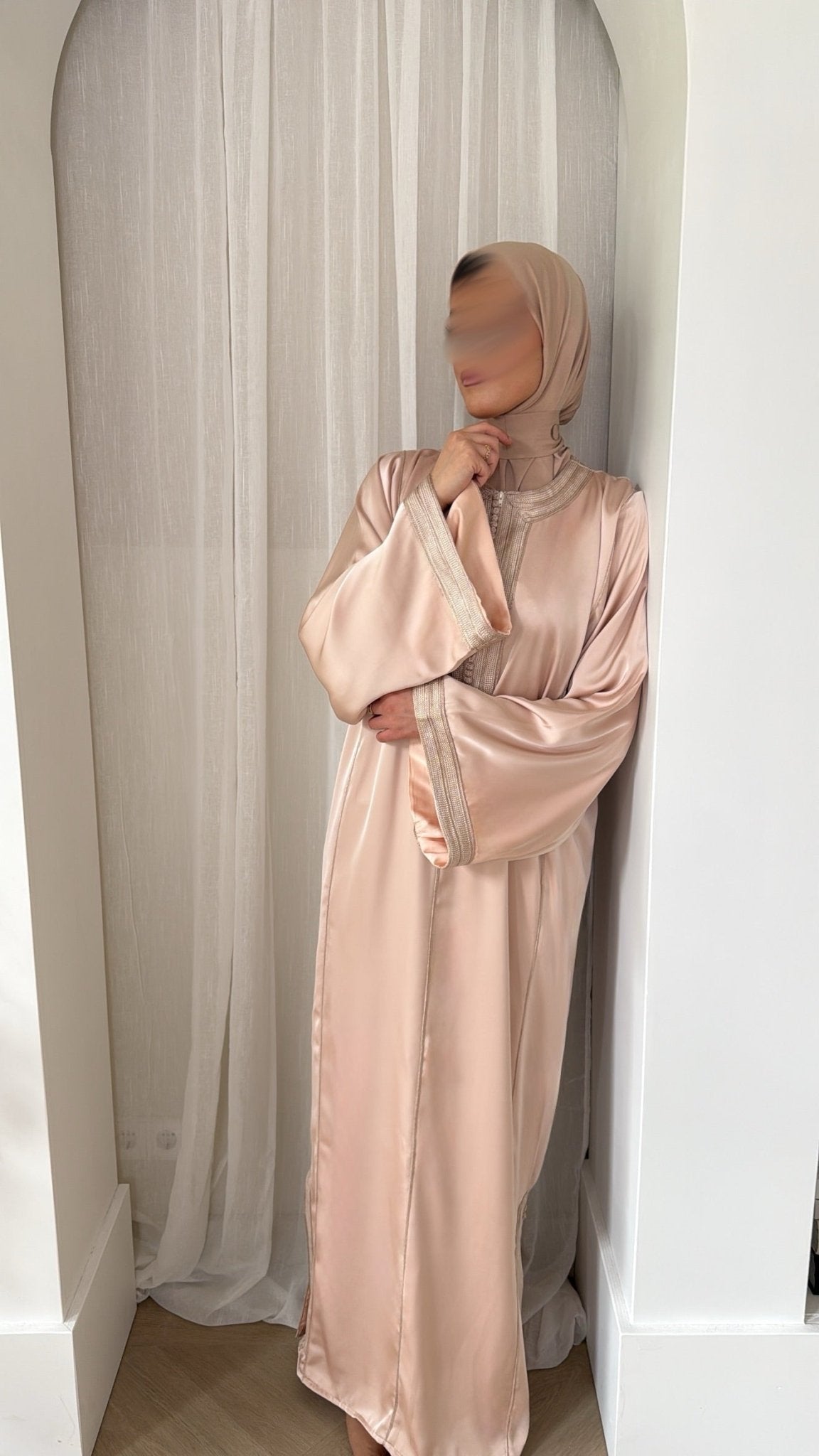 Qaftan Aaliyah x Powder Pink
